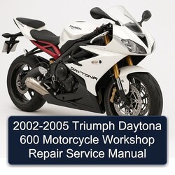 2002-2005 Triumph Daytona 600 Motorcycle Service Repair Workshop Manual PDF