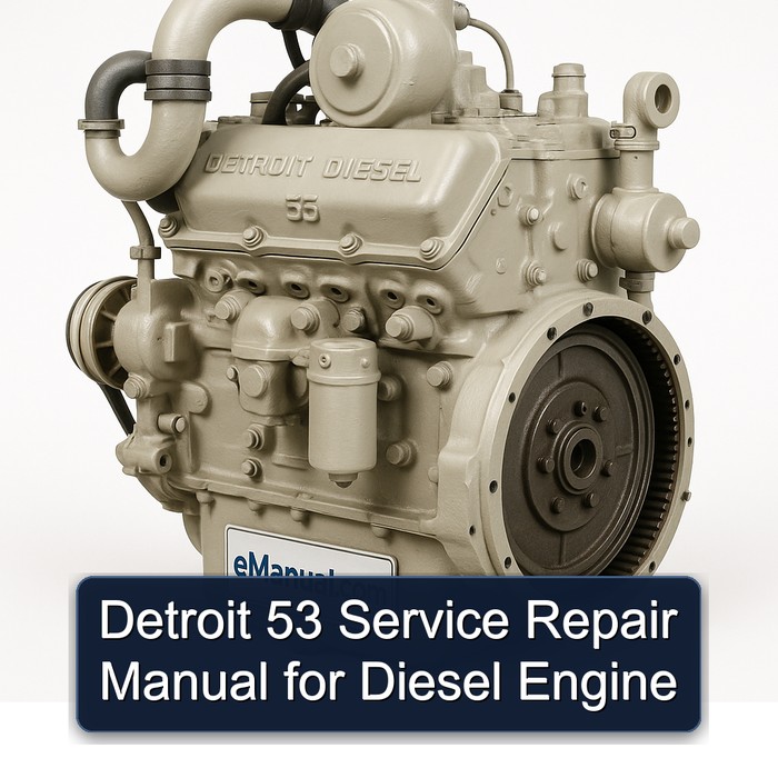 Detroit Diesel 53 Series Engine Service Repair Workshop Manual PDF