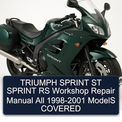 1998-2001 Triumph Sprint ST RS All - Models Covered Service Repair Workshop Manual PDF