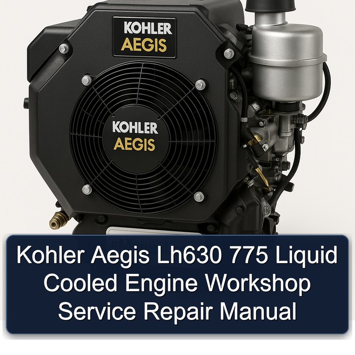 Kohler Aegis Series LH630 775 Liquid Cooled Engine Service Repair Workshop Manual PDF
