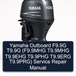 Yamaha Outboard F9.9g T9.9g (f9.9mhg T9.9mhg T9.9ehg T9.9phg T9.9erg T9.9prg) Service Repair Workshop Manual PDF