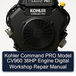 Kohler Command PRO Model CV960 36HP Engine Digital Workshop Repair Manual 