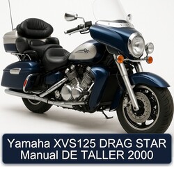 2000 Yamaha XVS Models XVS125 Drag Star DE Taller Service Repair Workshop Manual PDF
