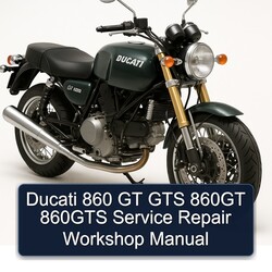 Ducati 860 Gt Gts 860gt 860gts Service Repair Workshop Manual PDF