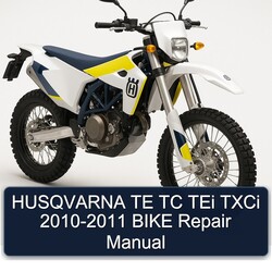 2010-2011 Husqvarna TE Models TC Tei Txci - Bike Service Repair Workshop Manual PDF