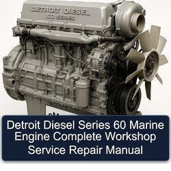Isuzu Marine Detroit Diesel Series 60 Engine Service Repair Workshop Manual PDF