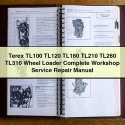 Terex TL100 TL120 TL160 TL210 TL260 TL310 Wheel Loader Service Repair Workshop Manual PDF
