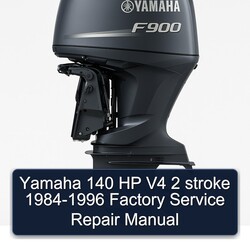 1984-1996 Yamaha 140 HP V4 2 Stroke Service Repair Workshop Manual PDF