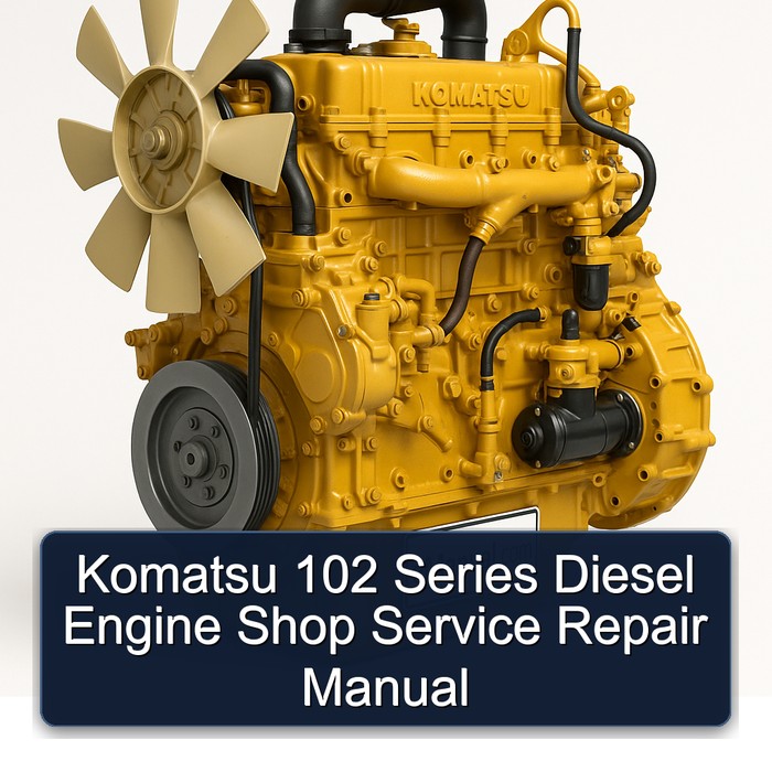 Komatsu 102 Series Diesel Engine Shop Service Repair Workshop Manual PDF