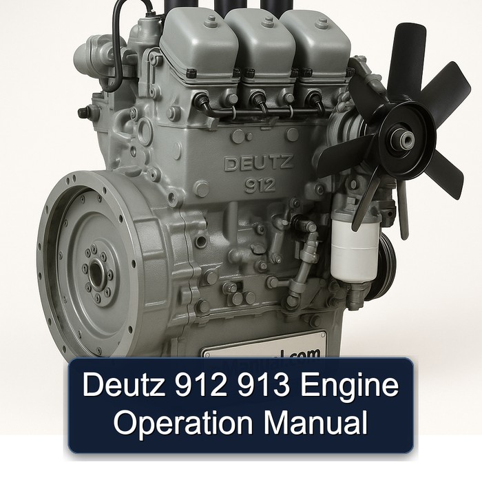 Deutz 912 913 Engine Operation Service Repair Workshop Manual PDF