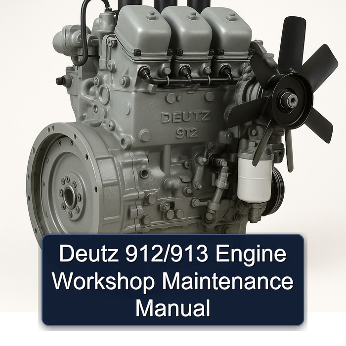 Deutz 912 /913 Engine Service Repair Workshop Manual PDF