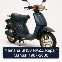 1987-2000 Yamaha Razz SH50 Service Repair Workshop Manual PDF