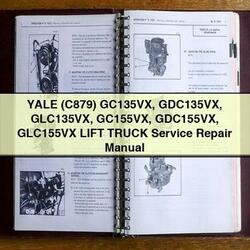 Yale (C879) GC135VX GDC135VX GLC135VX GC155VX GDC155VX GLC155VX Lift Truck Service Repair Workshop Manual PDF