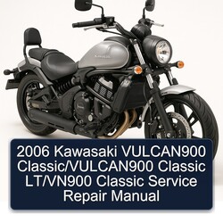 2006 Aprilia Classic Kawasaki Vulcan900 /vulcan900 Lt/vn900 Service Repair Workshop Manual PDF