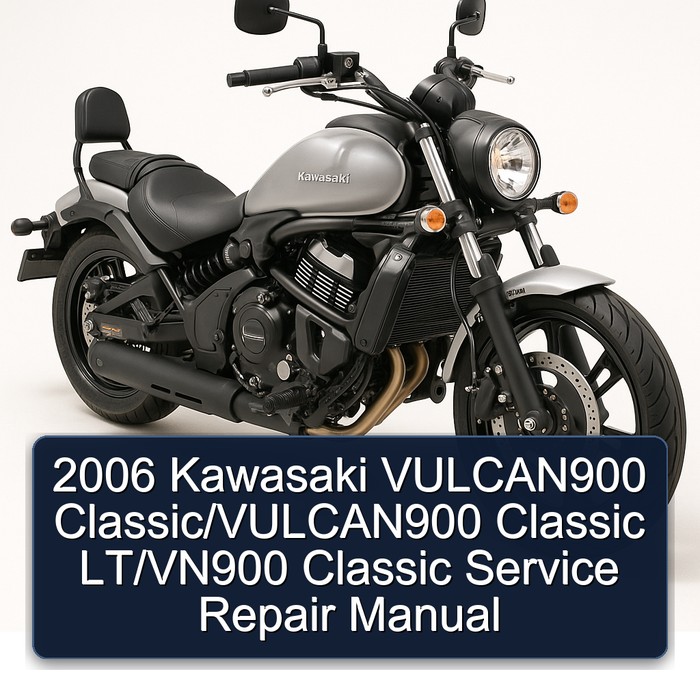 2006 Aprilia Classic Kawasaki Vulcan900 /vulcan900 Lt/vn900 Service Repair Workshop Manual PDF