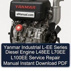 Yanmar L EE Series Industrial L-EE Diesel Engine L48EE L70EE L100EE Service Repair Workshop Manual PDF
