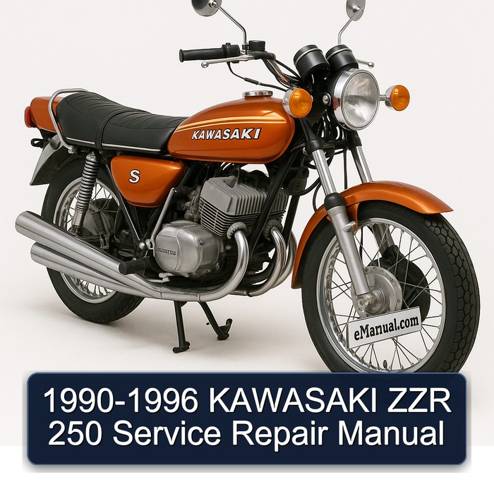 1990-1996 Kawasaki S Series Zzr 250 Service Repair Workshop Manual PDF