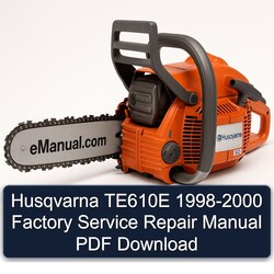 1998-2000 Husqvarna TE Models TE610E Service Repair Workshop Manual PDF