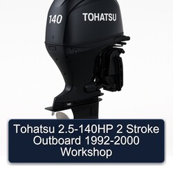 1992-2000 Tohatsu 2.5-140hp 2 Stroke Outboard Service Repair Workshop Manual PDF