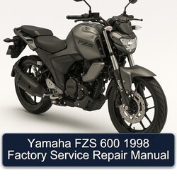 1998 Yamaha FZS Models 600 Service Repair Workshop Manual PDF