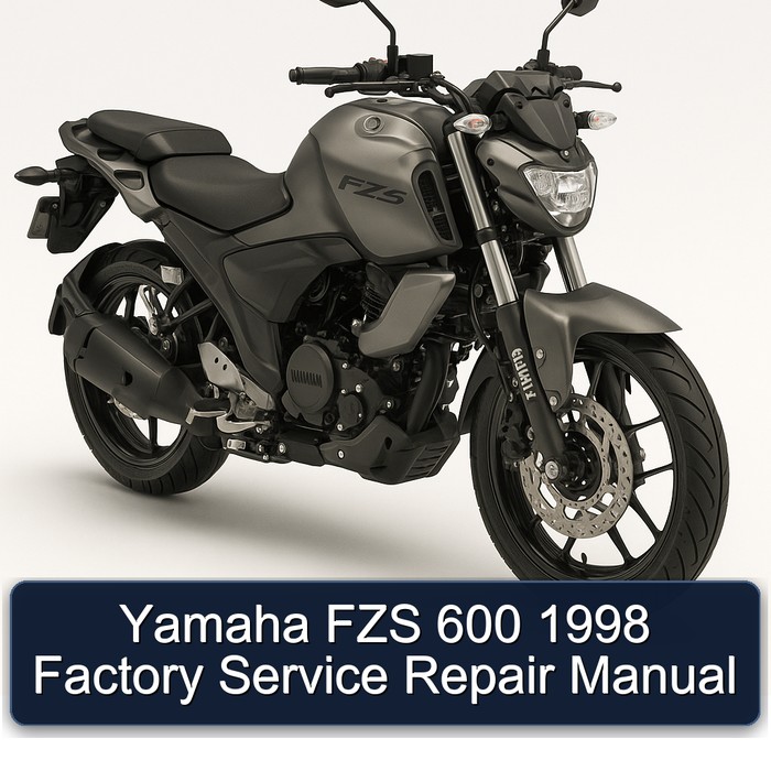 1998 Yamaha FZS Models 600 Service Repair Workshop Manual PDF