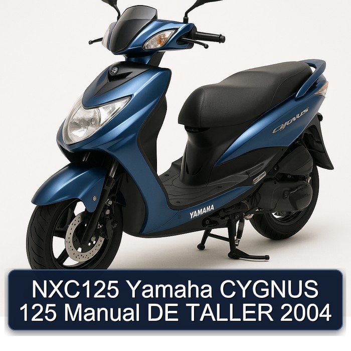 2004 Yamaha Cygnus NXC125 125 DE Taller Service Repair Workshop Manual PDF