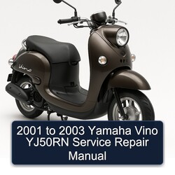 2001-2003 Yamaha Vino YJ50RN Service Repair Workshop Manual PDF