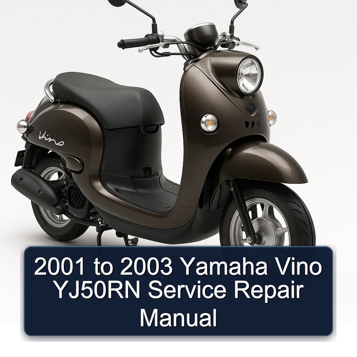 2001-2003 Yamaha Vino YJ50RN Service Repair Workshop Manual PDF