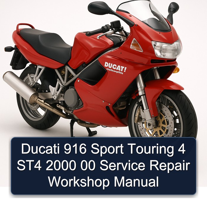 2000 Ducati 916 Sport Touring 4 ST4 00 Service Repair Workshop Manual PDF