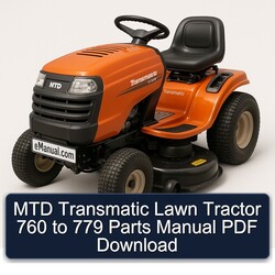 MTD Transmatic Lawn Tractor 760 779 Parts Catalog PDF