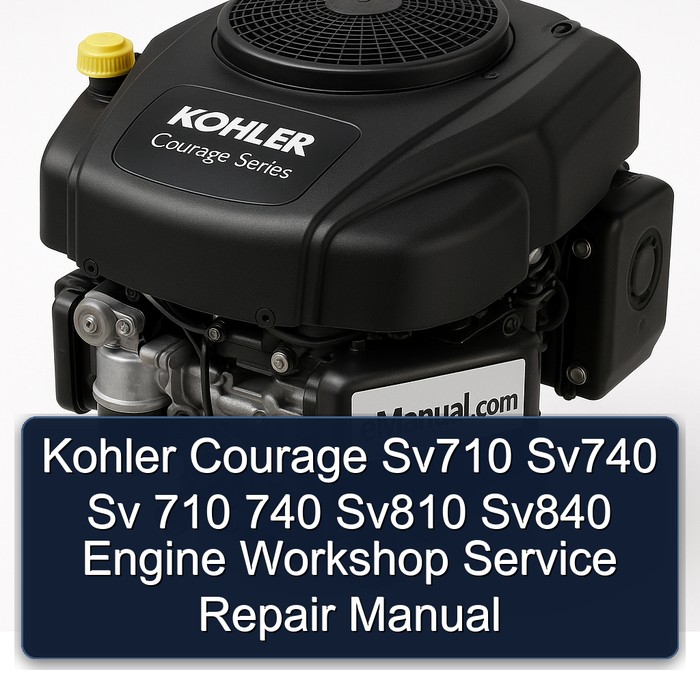 Kohler Courage Series SV710 SV740 SV 710 740 SV810 SV840 Engine Service Repair Workshop Manual PDF