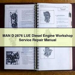 MAN D 2876 LUE Diesel Engine Service Repair Workshop Manual PDF