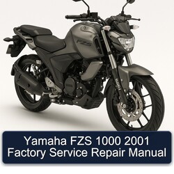 2001 Yamaha FZS Models 1000 Service Repair Workshop Manual PDF