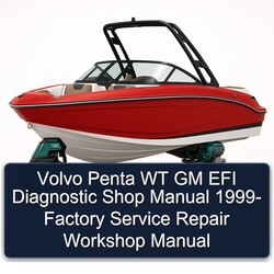1999 Volvo Penta WT GM EFI Diagnostic Shop Service Repair Workshop Manual PDF