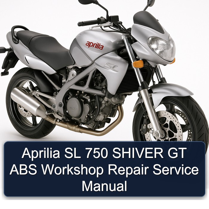 Aprilia Shiver SL 750 GT ABS Service Repair Workshop Manual PDF