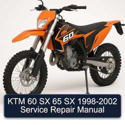 1998-2002 KTM 60 SX 65 Service Repair Workshop Manual PDF