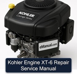 Kohler Courage Series Engine XT-6 Service Repair Workshop Manual PDF