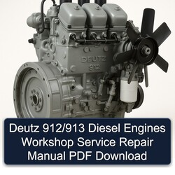 Deutz 912 /913 Diesel Engines Service Repair Workshop Manual PDF