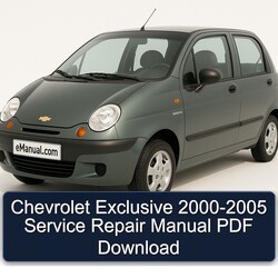 2000-2005 Chevrolet Exclusive Service Repair Workshop Manual PDF