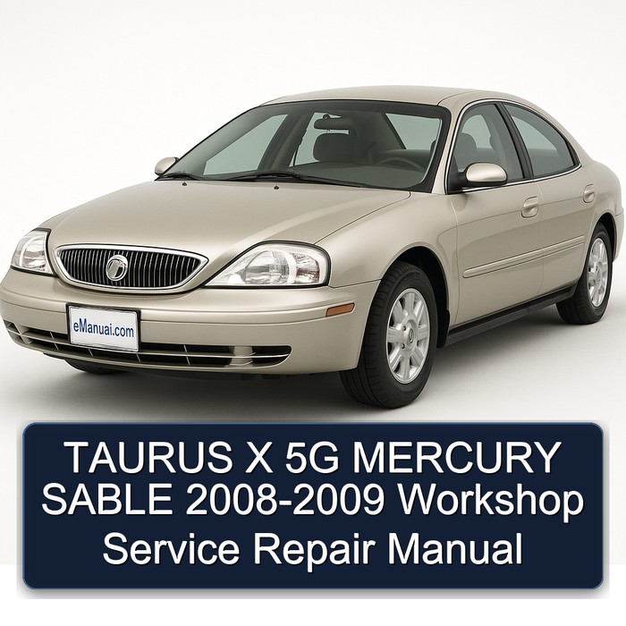 2008-2009 Mercury Sable Taurus X 5G Service Repair Workshop Manual PDF