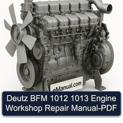 Deutz 1012 BFM 1013 Engine Service Repair Workshop Manual PDF