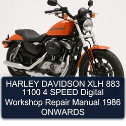 1986 Keeway Speed Harley Davidson XLH 883 1100 4 Digital Onwards Service Repair Workshop Manual PDF