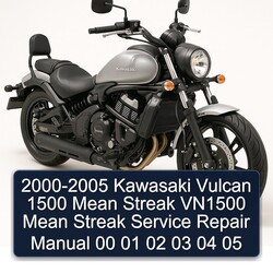 2000-2005 Kawasaki Vulcan 1500 Mean Streak VN1500 00 01 02 03 04 05 Service Repair Workshop Manual PDF