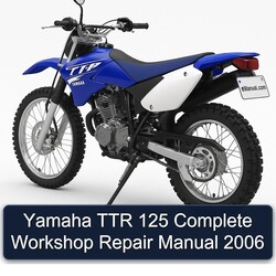 2006 Yamaha TTR Models 125 Service Repair Workshop Manual PDF
