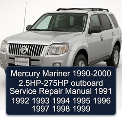 1990-2000 Mercury Mariner - 2.5hp-275hp Outboard Service Repair Workshop Manual PDF