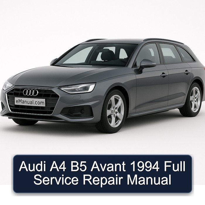 1994 Audi Avant A4 B5 Service Repair Workshop Manual PDF