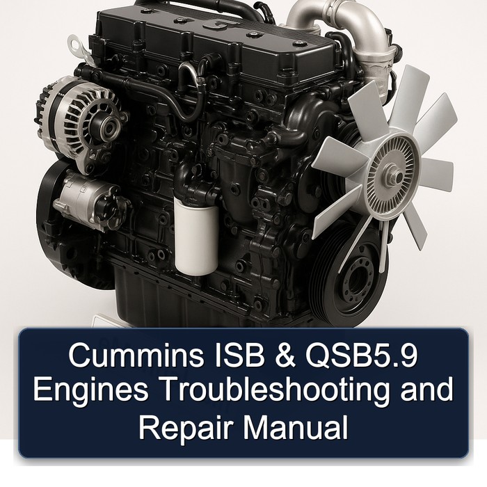 Cummins ISB / Isbe QSB Series Qsb5.9 Engines Service Repair Workshop Manual PDF