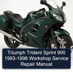 1993-1998 Triumph Sprint Trident 900 Service Repair Workshop Manual PDF