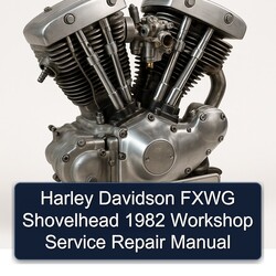 1982 Harley Davidson Fxwg Shovelhead Service Repair Workshop Manual PDF
