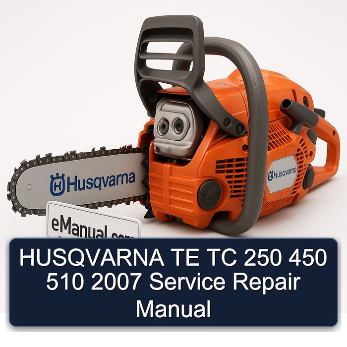 2007 Husqvarna TC Models TE 250 450 510 Service Repair Workshop Manual PDF